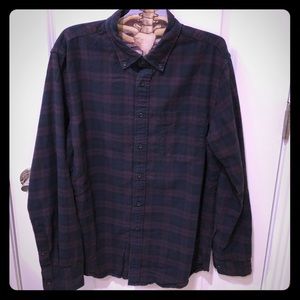 UNIQLO Men’s S Plaid Flannel Shirt
